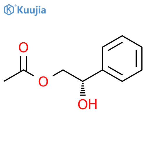 1,2-Ethanediol, 1-phenyl-, 2-acetate, (1S)- structure
