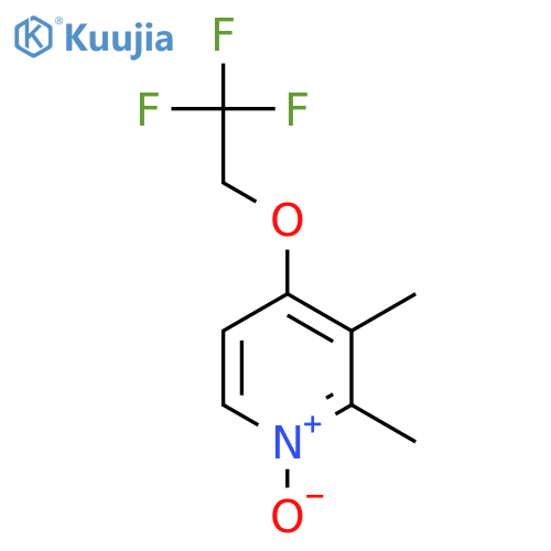 2,3-Dimethyl-4-(2,2,2-trifluoroethoxy)pyridine 1-oxide structure