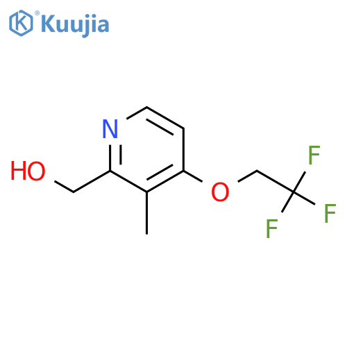 3-Methyl-4-(2,2,2-trifluoroethoxy)-2-pyridinemethanol structure