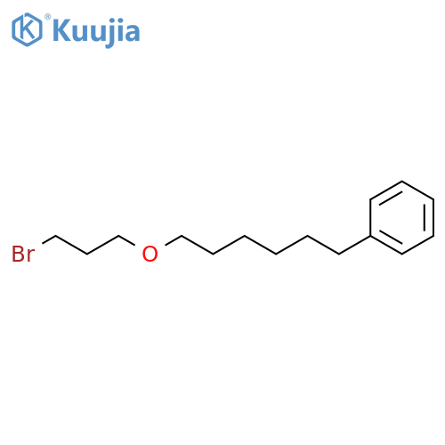 Benzene, [6-(3-bromopropoxy)hexyl]- structure