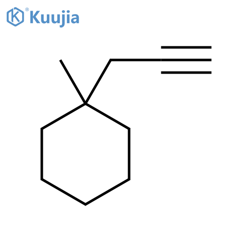 1-methyl-1-(prop-2-yn-1-yl)cyclohexane structure