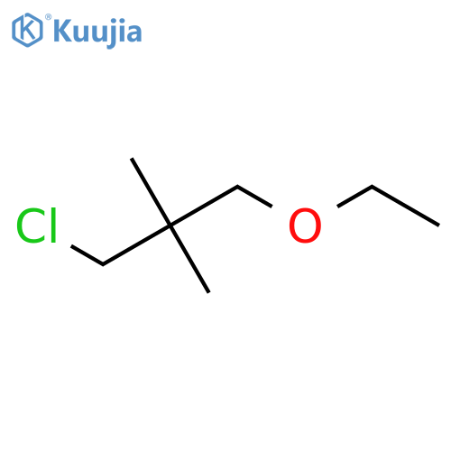 1-Chloro-3-ethoxy-2,2-dimethylpropane structure