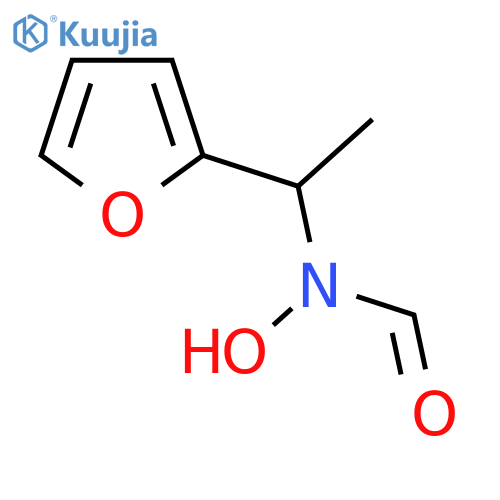 N-[1-(Furan-2-yl)ethyl]-N-hydroxyformamide structure