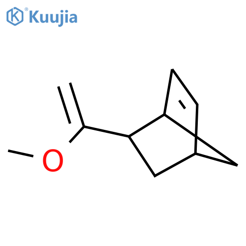 Bicyclo[2.2.1]hept-2-ene,5-(1-methoxyethenyl)-, exo- (9CI) structure