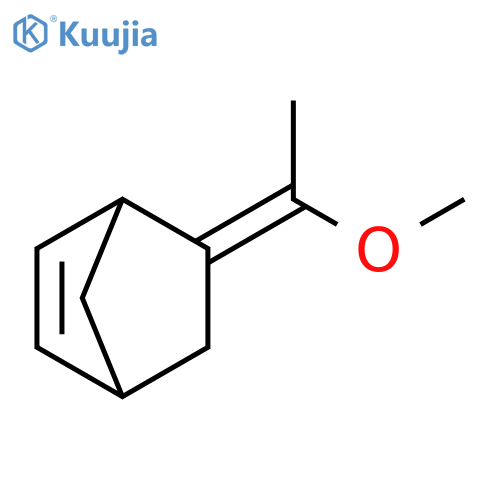 Bicyclo[2.2.1]hept-2-ene,5-(1-methoxyethylidene)-, (E)- (9CI) structure