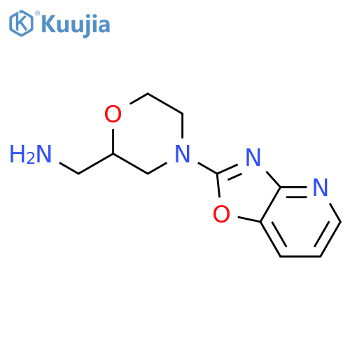 (4-1,3Oxazolo4,5-bpyridin-2-ylmorpholin-2-yl)methylamine dihydrochloride structure