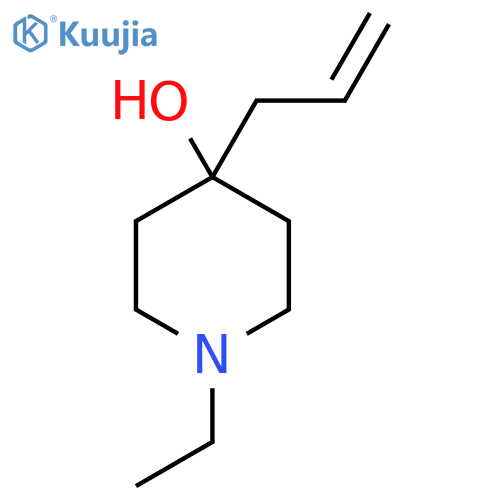 1-Ethyl-4-(prop-2-en-1-yl)piperidin-4-ol structure