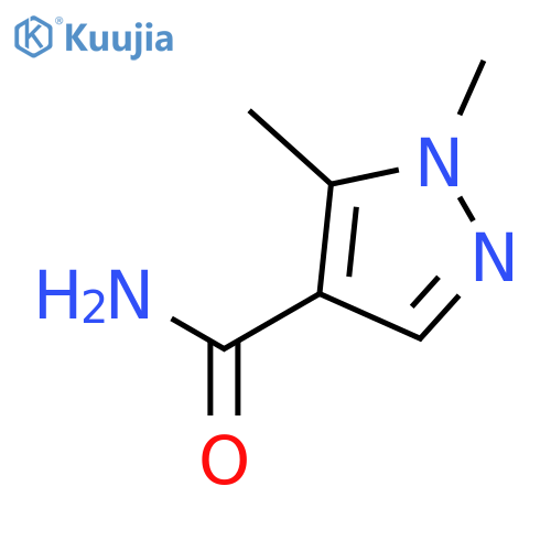 1,5-Dimethyl-1H-pyrazole-4-carboxamide structure