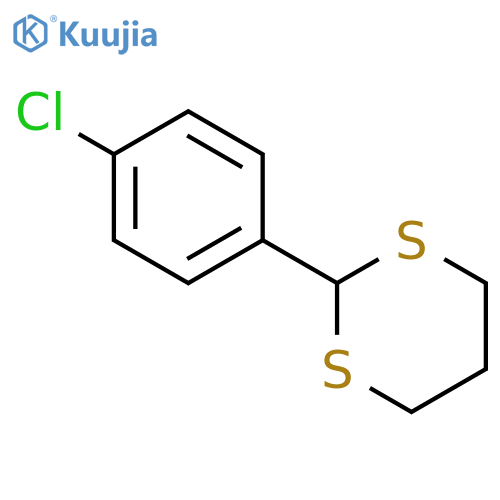 1,3-Dithiane,2-(4-chlorophenyl)- structure
