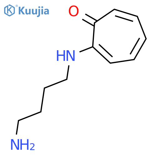 2,4,6-Cycloheptatrien-1-one, 2-[(4-aminobutyl)amino]- structure