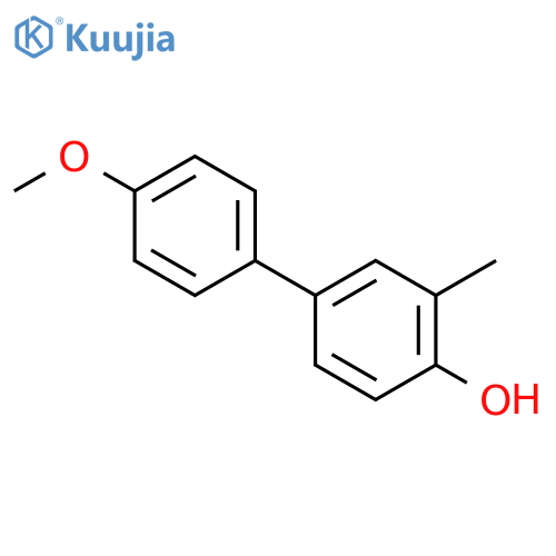 4-(4-Methoxyphenyl)-2-methylphenol structure