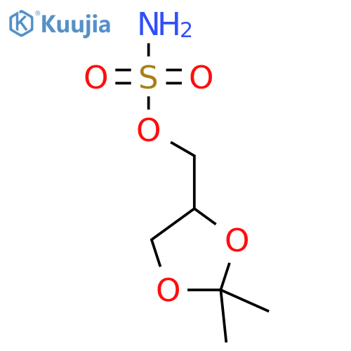 (2,2-dimethyl-1,3-dioxolan-4-yl)methyl Sulfamate structure