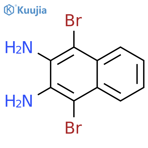1,4-dibromonaphthalene-2,3-diamine structure