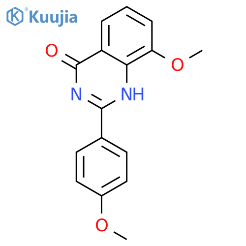 4(3H)-Quinazolinone,8-methoxy-2-(4-methoxyphenyl)- structure