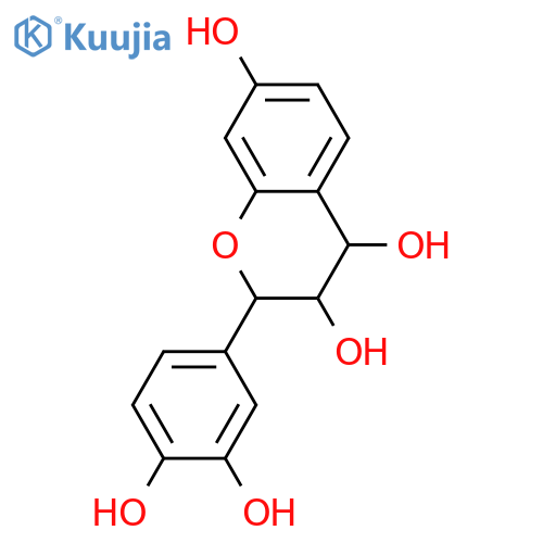 2H-1-Benzopyran-3,4,7-triol, 2-(3,4-dihydroxyphenyl)-3,4-dihydro-,(2R,3R,4R)- structure
