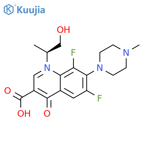 Levofloxacin Hydroxy Acid structure