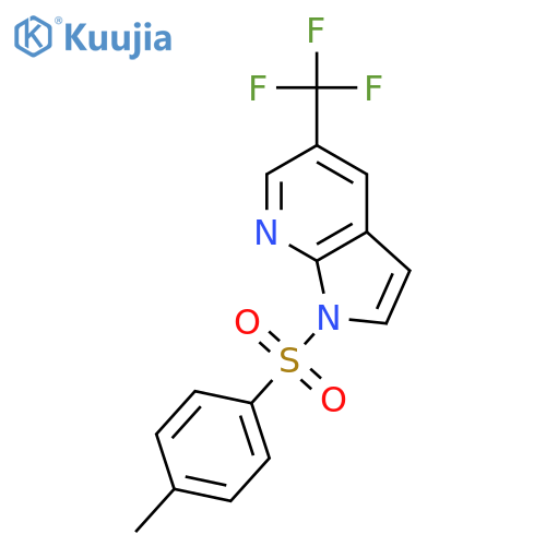 1-(4-Methylphenyl)sulfonyl-5-(trifluoromethyl)-1H-pyrrolo2,3-bpyridine structure