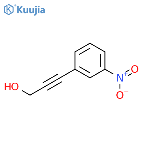 3-(3-nitrophenyl)prop-2-yn-1-ol structure