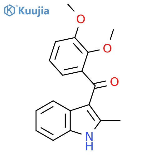 Methanone, (2,3-dimethoxyphenyl)(2-methyl-1H-indol-3-yl)- structure
