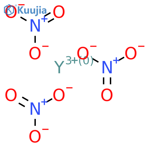 Nitric acid,yttrium(3+) salt (3:1) structure