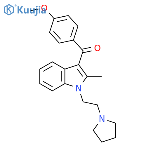 Methanone,(4-methoxyphenyl)[2-methyl-1-[2-(1-pyrrolidinyl)ethyl]-1H-indol-3-yl]- structure