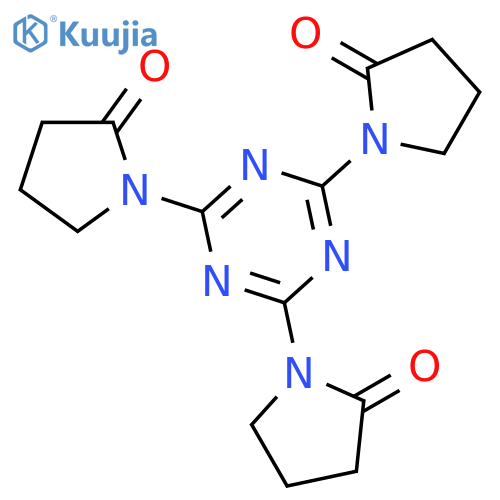 1,1',1''-(1,3,5-Triazine-2,4,6-triyl)tri(pyrrolidin-2-one) structure