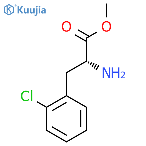 D-Phenylalanine, 2-chloro-, methyl ester structure