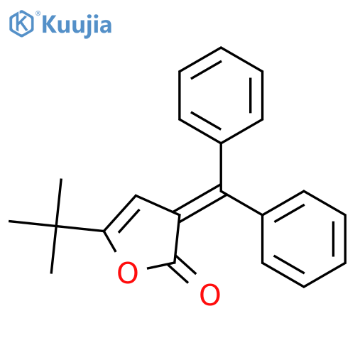 2(3H)-Furanone, 5-(1,1-dimethylethyl)-3-(diphenylmethylene)- structure