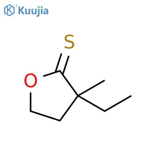 2(3H)-Furanthione, 3-ethyldihydro-3-methyl- structure