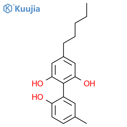 5'-methyl-4-pentylbiphenyl-2,2',6-triol structure