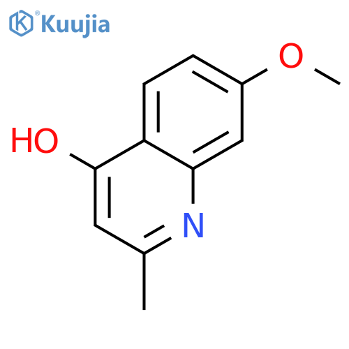 4-Hydroxy-7-methoxy-2-methylquinoline structure
