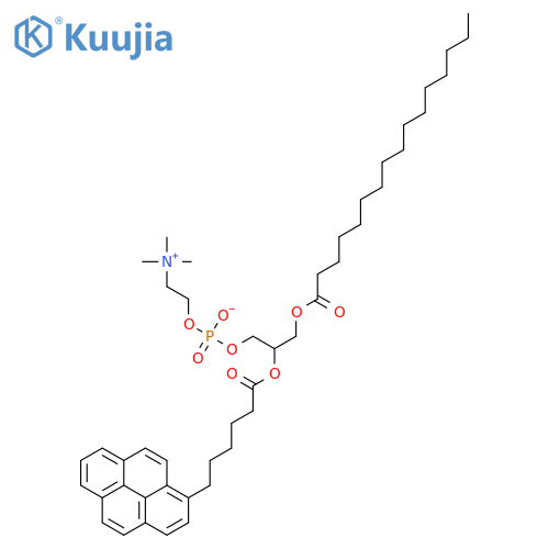 3,5,9-Trioxa-4-phosphapentacosan-1-aminium,4-hydroxy-N,N,N-trimethyl-10-oxo-7-[[1-oxo-6-(1-pyrenyl)hexyl]oxy]-, innersalt, 4-oxide, (7R)- structure