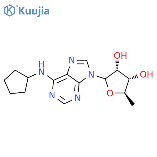 5'-deoxyribose N6-cyclopentyladenosine structure