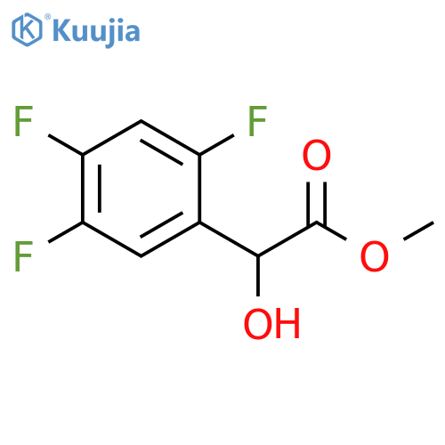 METHYL 2-HYDROXY-2-(2,4,5-TRIFLUOROPHENYL)ACETATE structure