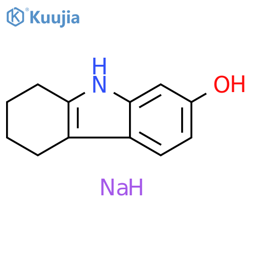 1H-Carbazol-7-ol, 2,3,4,9-tetrahydro-, sodium salt (1:1) structure