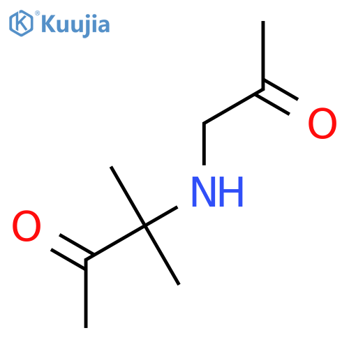 3-Methyl-3-[(2-oxopropyl)amino]-2-butanone hydrochloride structure