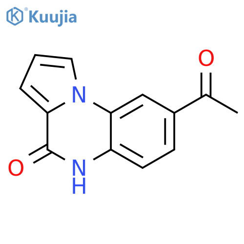 8-acetyl-Pyrrolo[1,2-a]quinoxalin-4(5H)-one structure