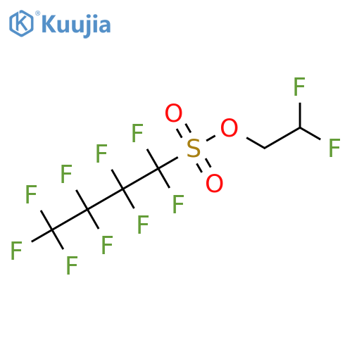2,2-Difluoroethyl 1,1,2,2,3,3,4,4,4-Nonafluorobutane-1-sulfonate structure