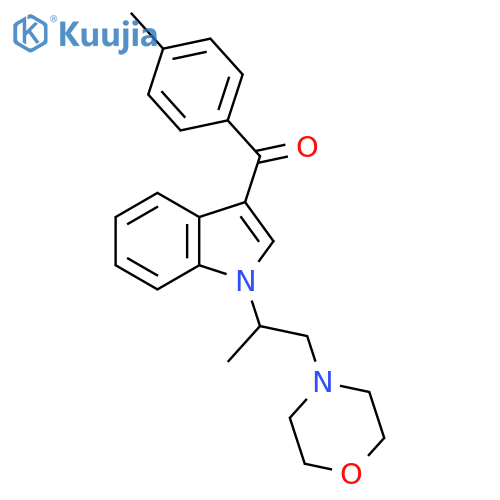 Methanone,[1-[1-methyl-2-(4-morpholinyl)ethyl]-1H-indol-3-yl](4-methylphenyl)- structure