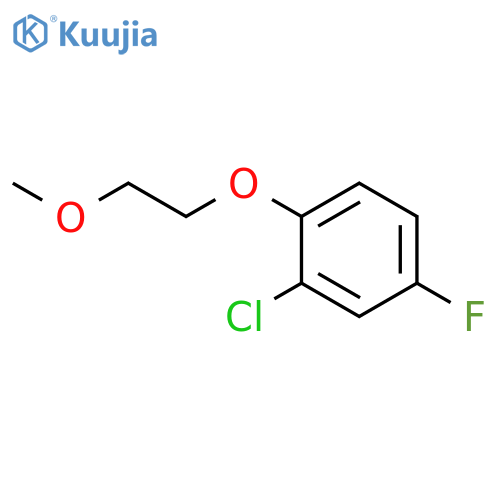 2-Chloro-4-fluoro-1-(2-methoxyethoxy)benzene structure