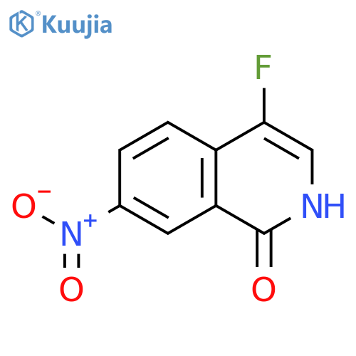 1(2H)-Isoquinolinone, 4-fluoro-7-nitro- structure