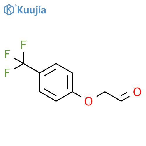 2-4-(trifluoromethyl)phenoxyacetaldehyde structure