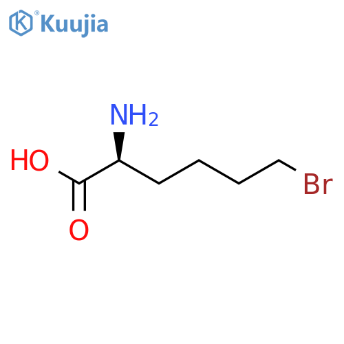 Norleucine, 6-bromo- structure