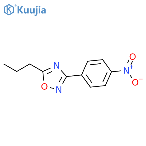 3-(4-Nitrophenyl)-5-propyl-1,2,4-oxadiazole structure