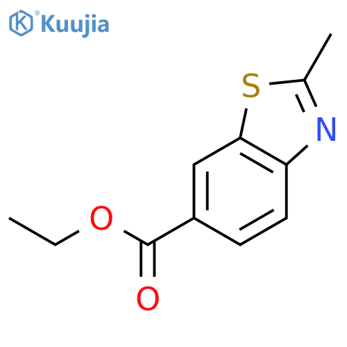 Ethyl 2-methyl-1,3-benzothiazole-6-carboxylate structure