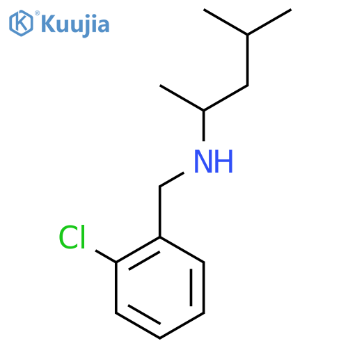 [(2-Chlorophenyl)methyl](4-methylpentan-2-yl)amine structure