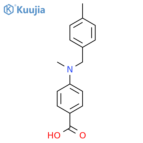 4-{Methyl(4-methylphenyl)methylamino}benzoic Acid structure