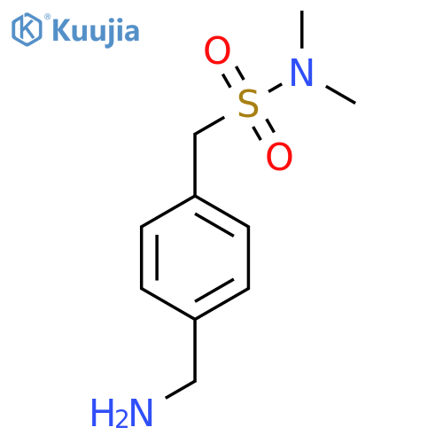 1-[4-(aminomethyl)phenyl]-N,N-dimethylmethanesulfonamide structure