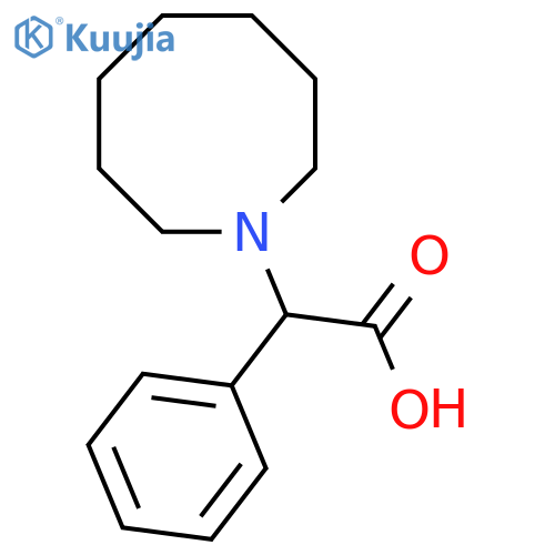 2-(Azocan-1-YL)-2-phenylacetic acid structure