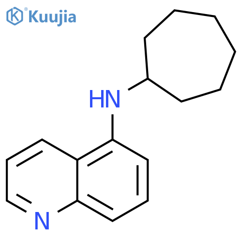 N-cycloheptylquinolin-5-amine structure